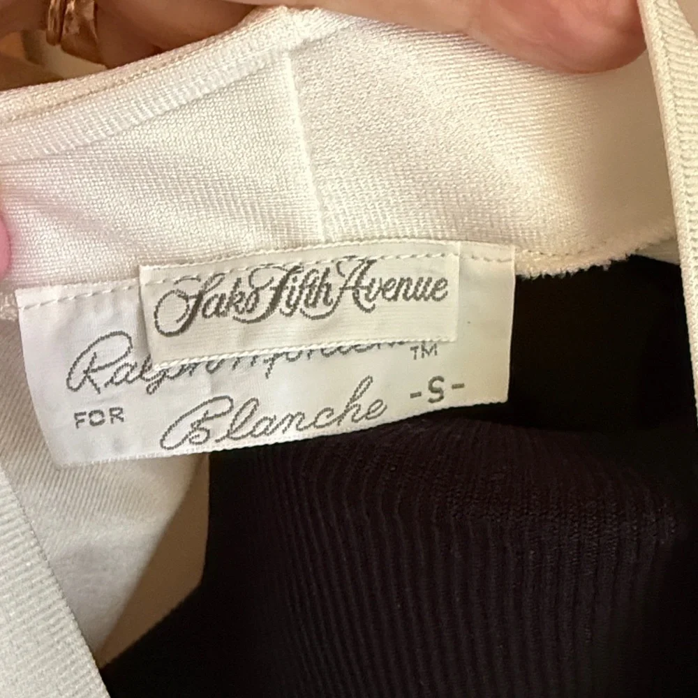 Vintage Saks Fifth Avenue Ralph Montenero Dressing Gown Peignoir Made in USA